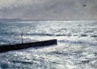 2009 - Squally Showers At Porthleven - Oils